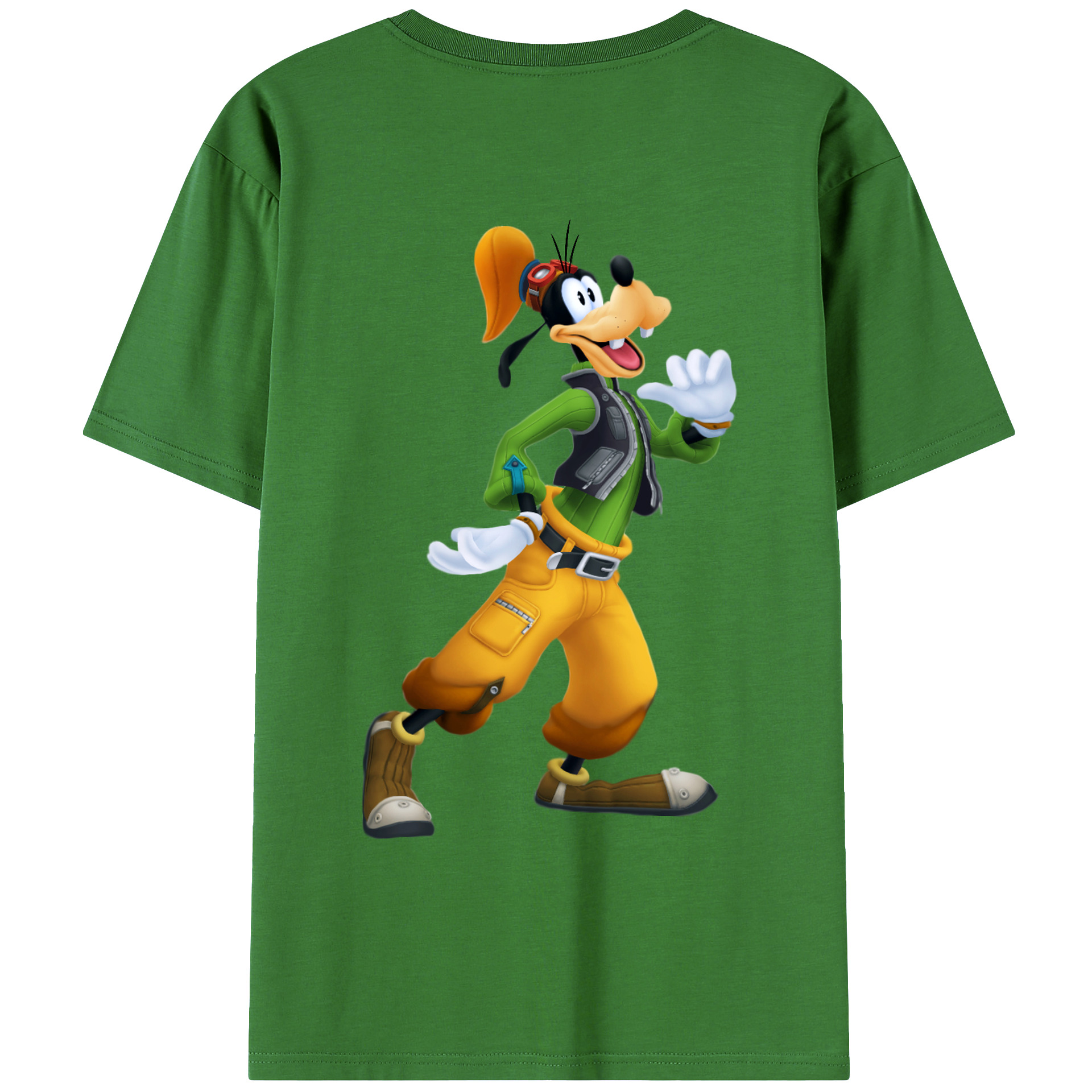 （画像用） ミッキーマウス Mickey Mouse レディース半袖Tシャツ(バックプリント)